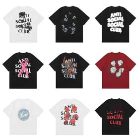 ASSC Anti Social Club Colorful graphic T-shirt-1761  